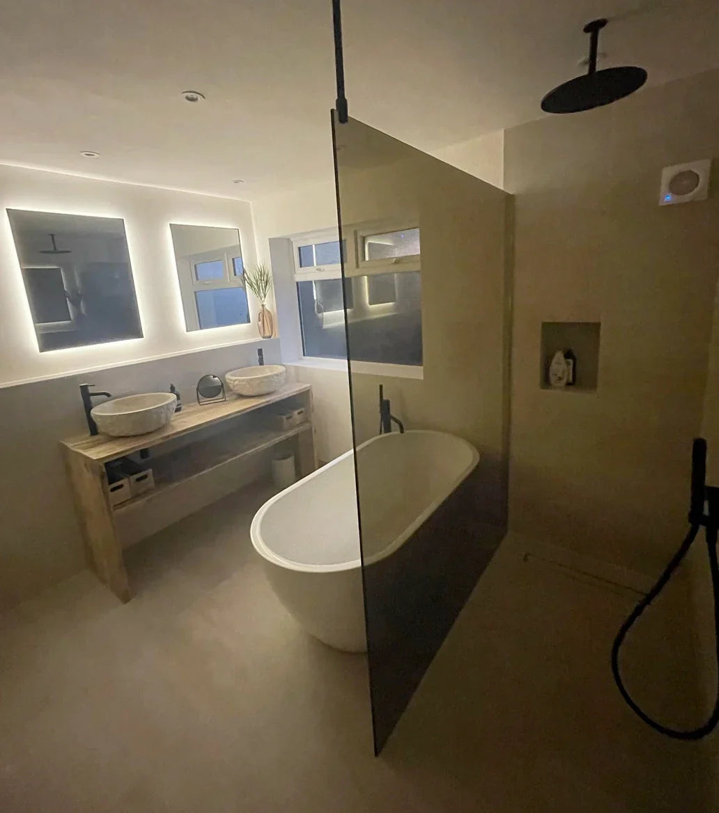 Bathroom Glass Splashbacks In Wirral