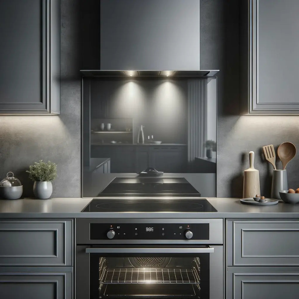 Can Glass Splashbacks Go Behind Gas Hob?