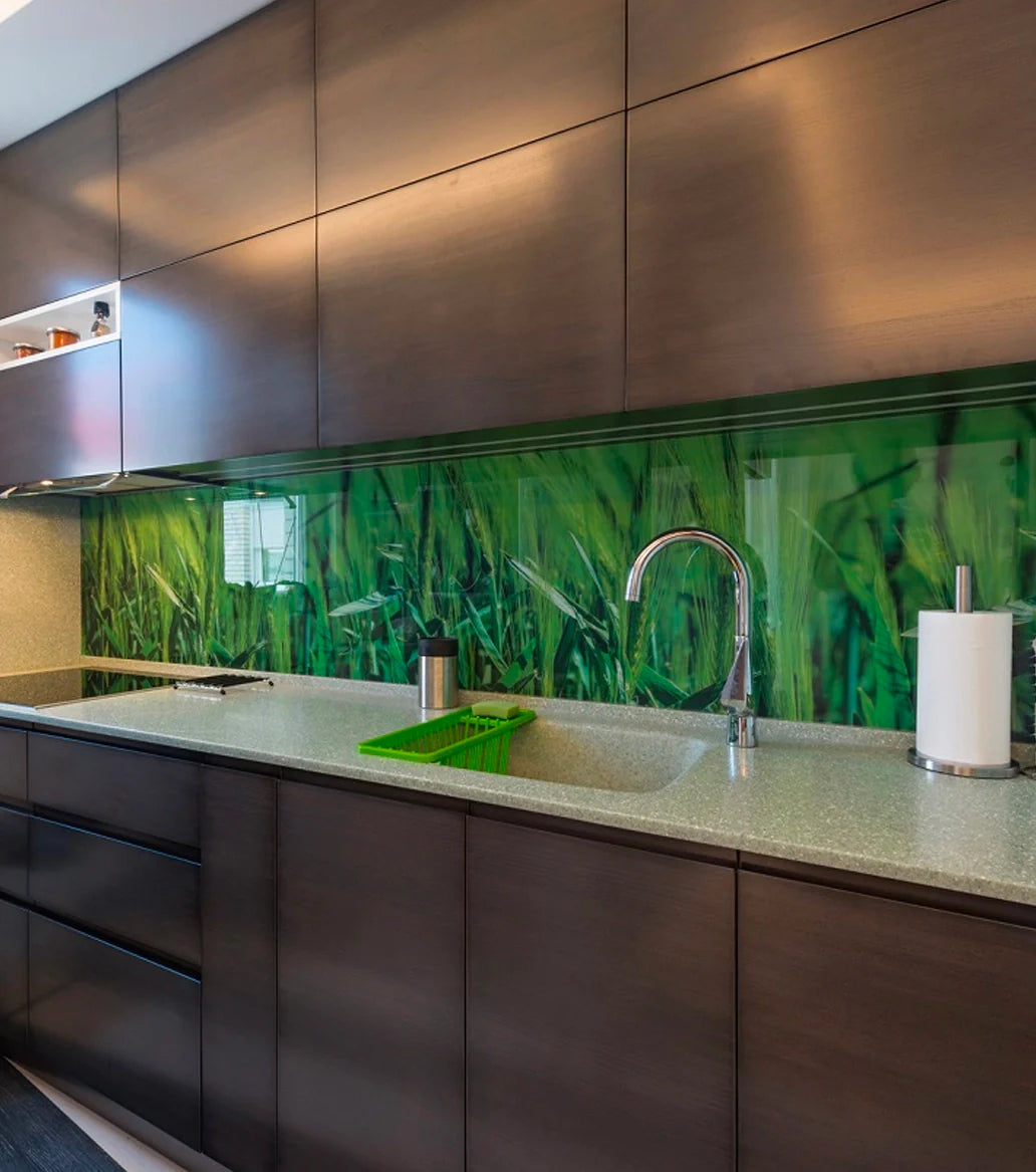 Creating Depth in Small Kitchens with Printed Glass Splashbacks