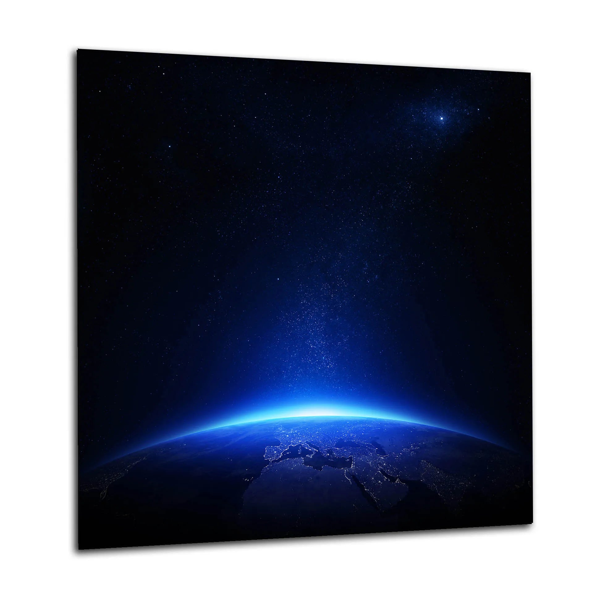 Blue Earth Glass Splashback