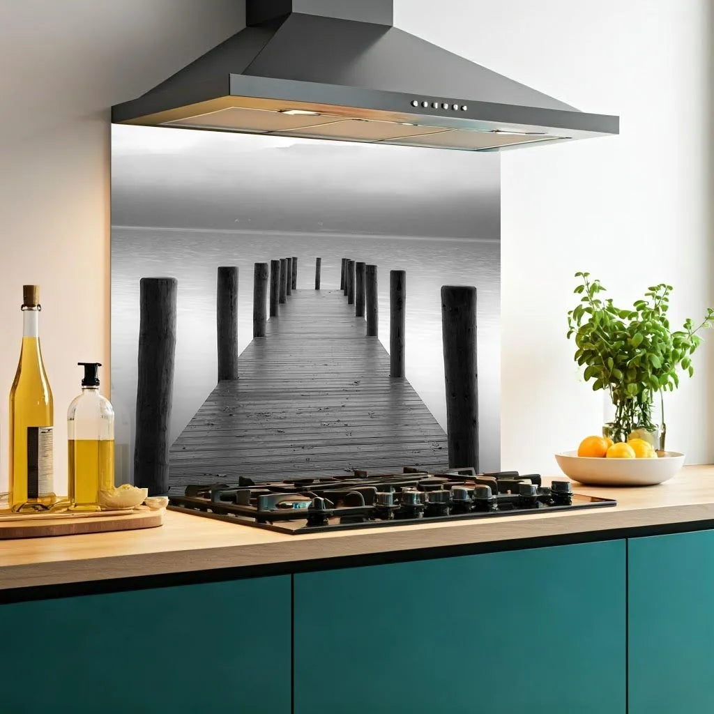 Dusk Pier Glass Splashback