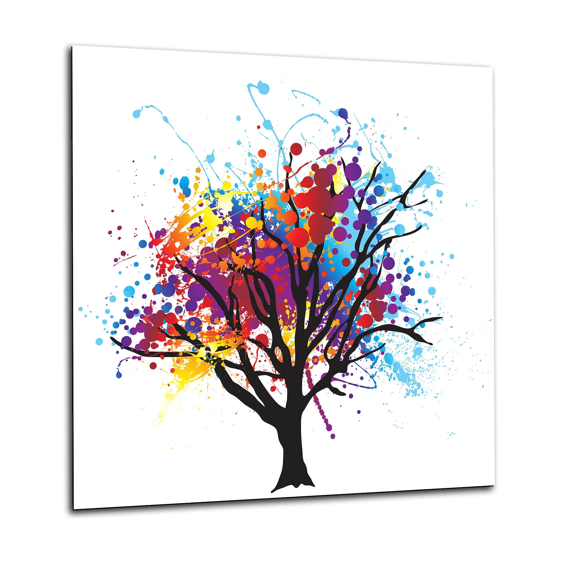 Abstract Tree Glass Splashback