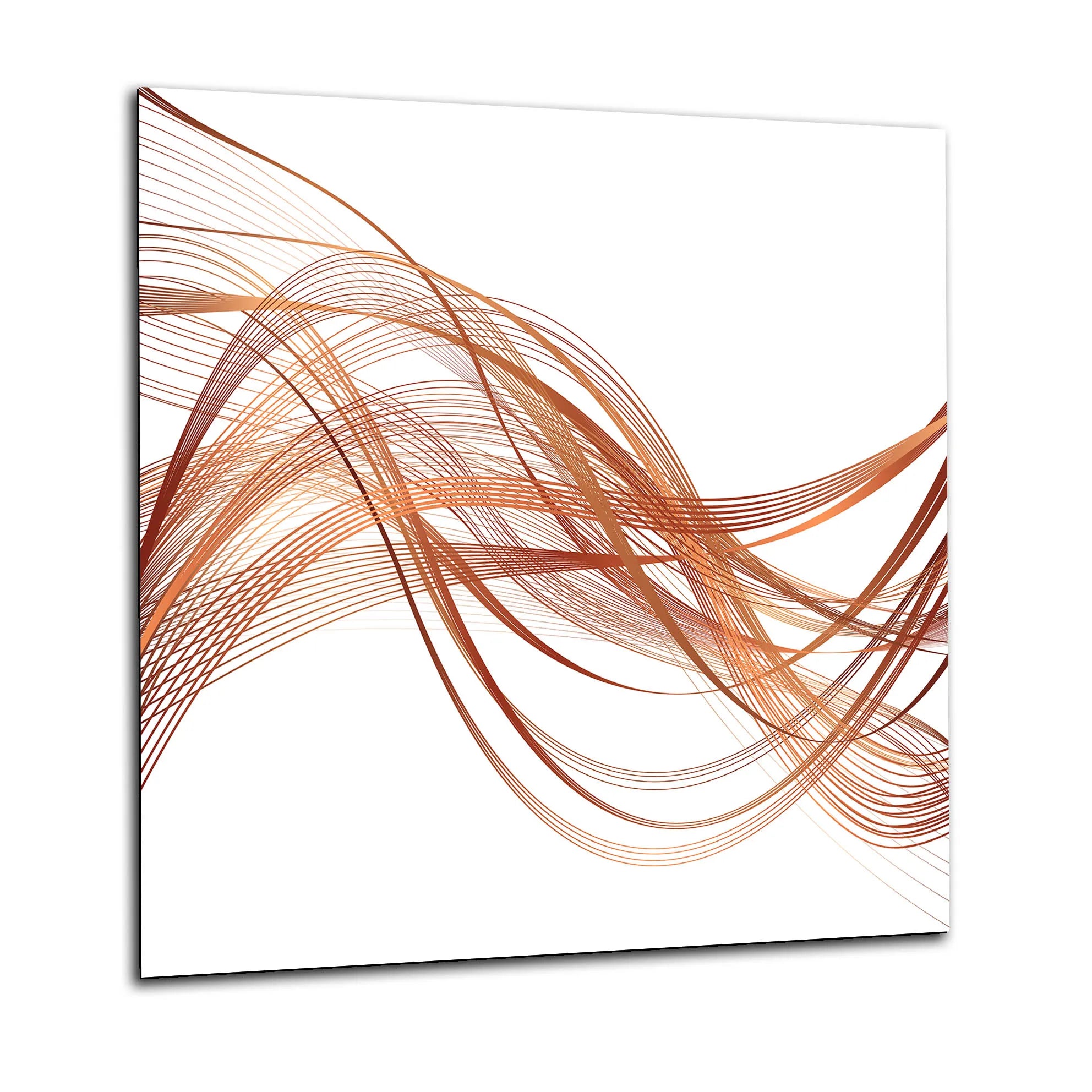 Copper Wave Glass Splashback