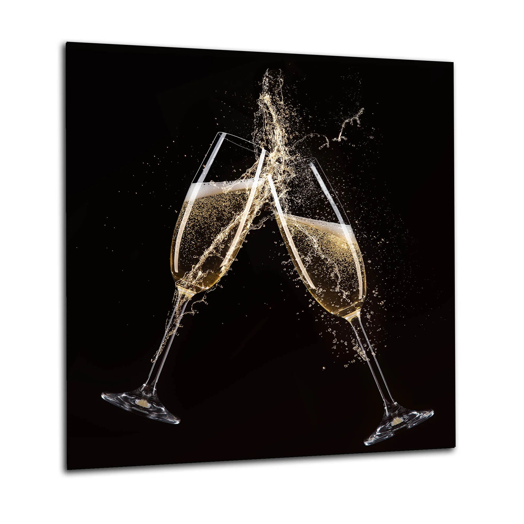 Champagne Clink Glass Splashback