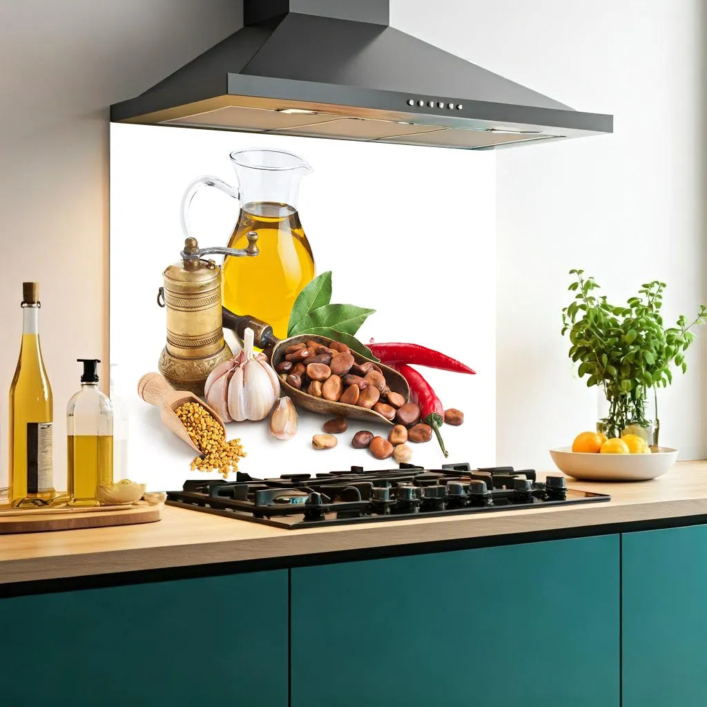 Chilli Oil Glass Splashback