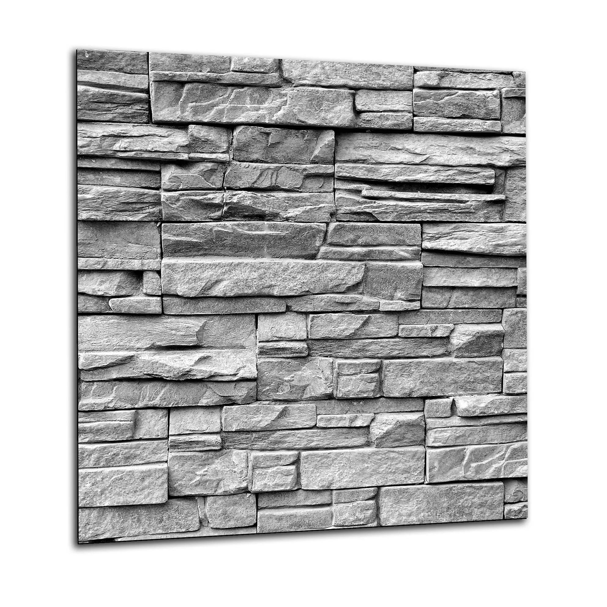 Grey Stones Glass Splashback