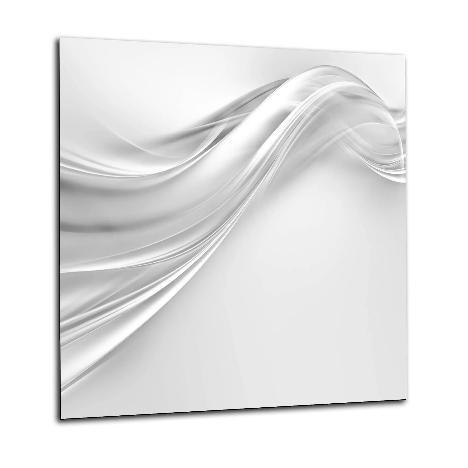 Grey Wave Glass Splashback