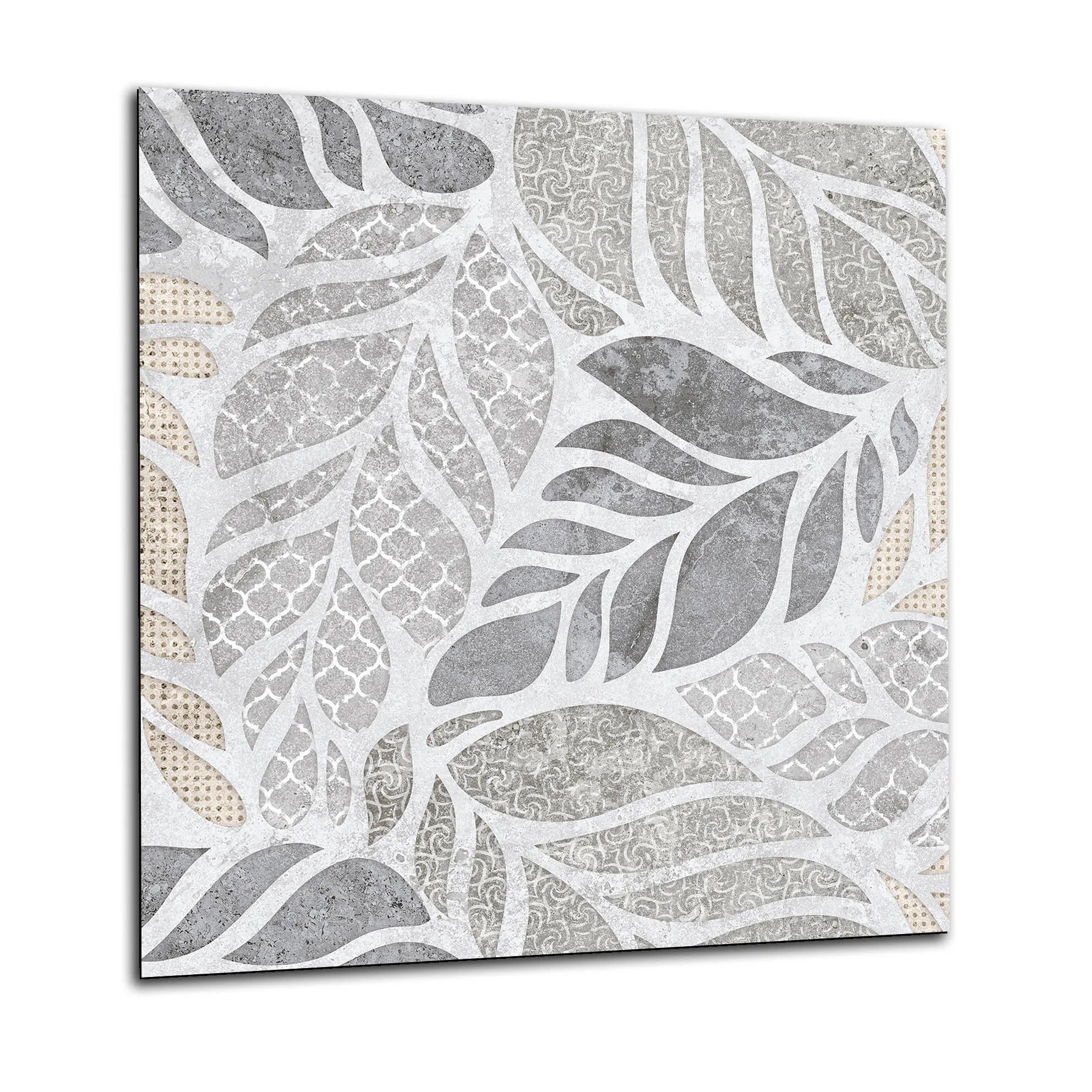 Leaves Mosaic Glass Splashback