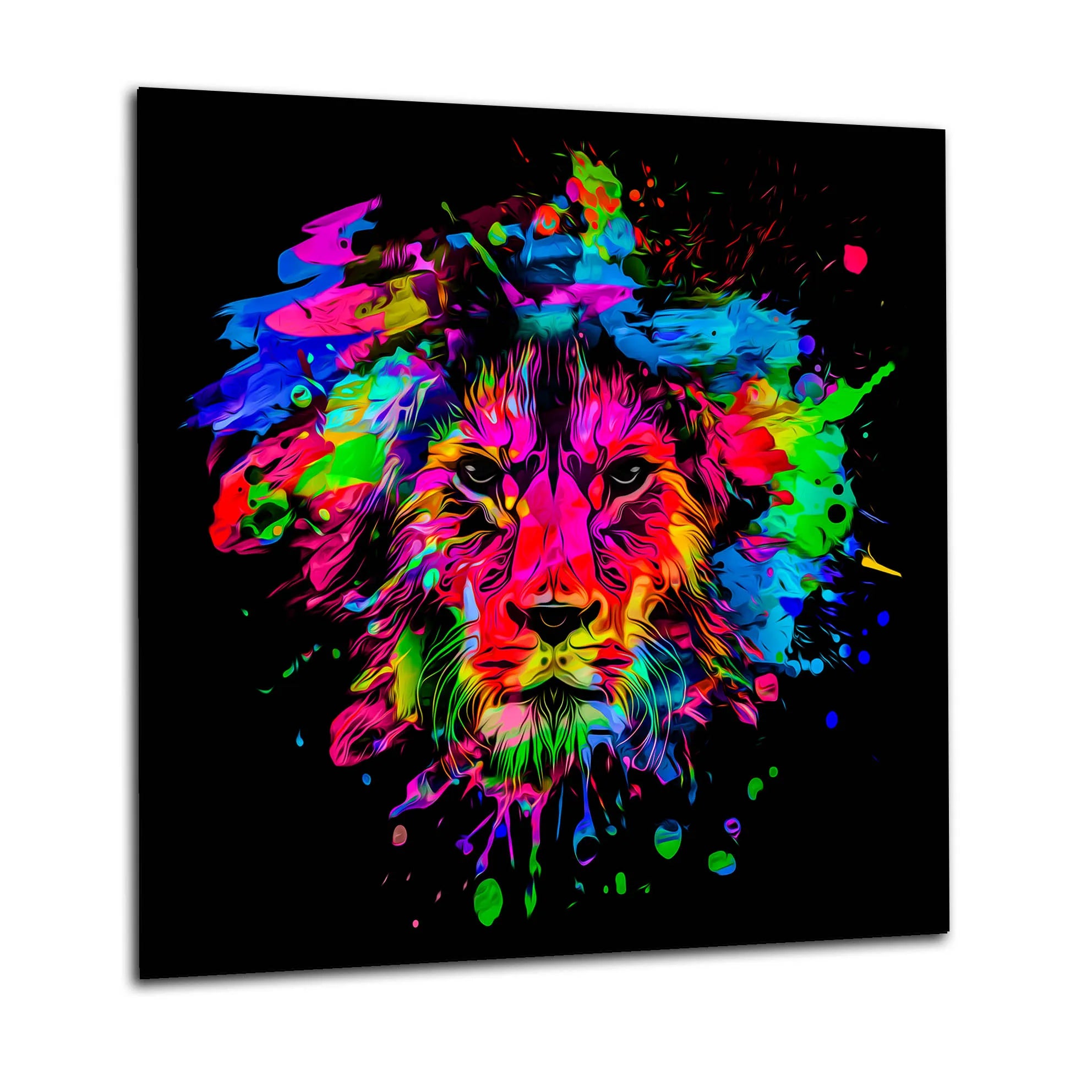 Lion Splash Glass Splashback