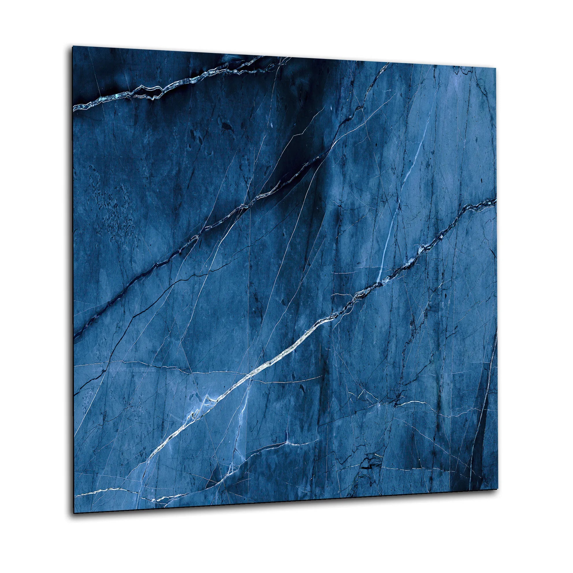 Blue Marble Glass Splashback