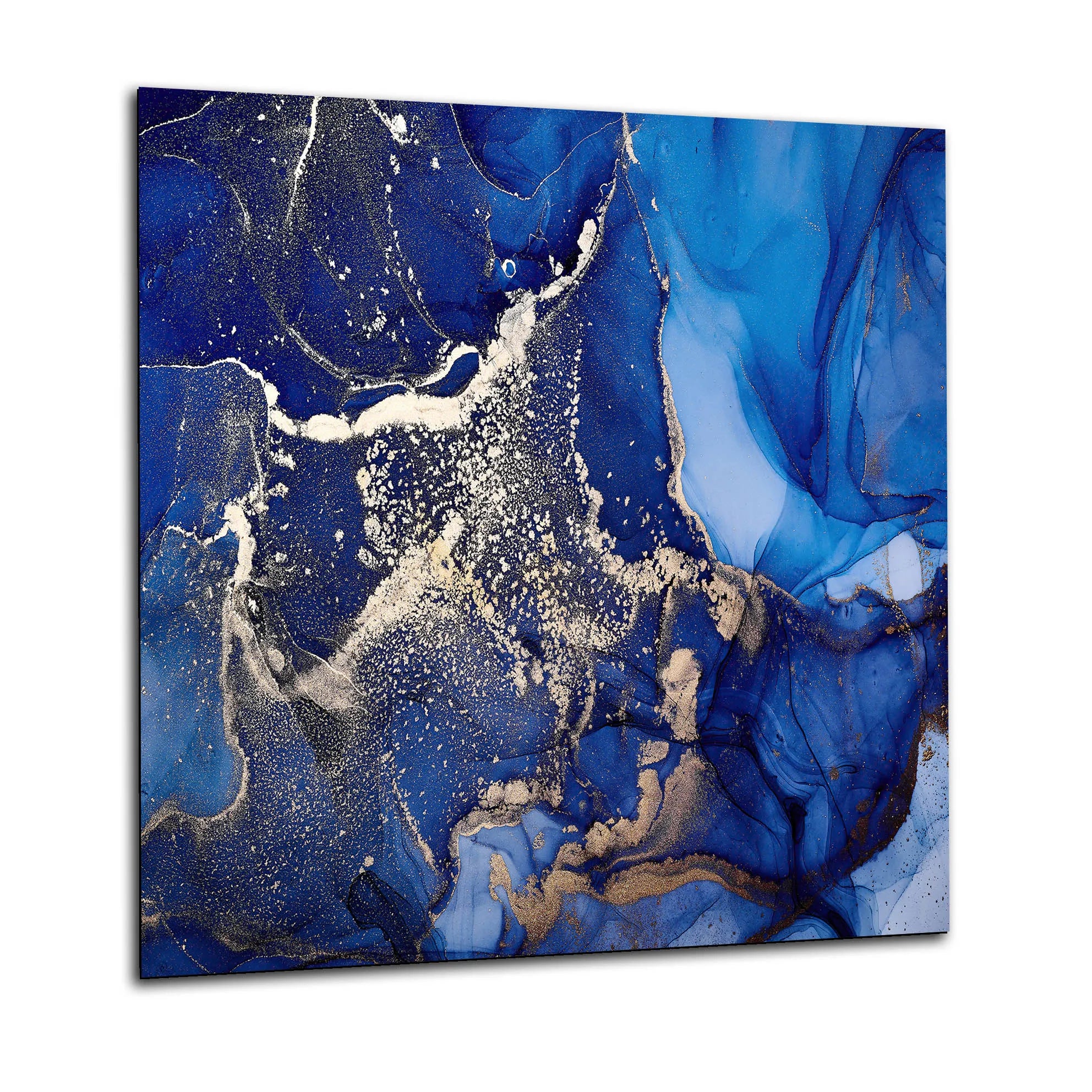 Mystic Blue Glass Splashback