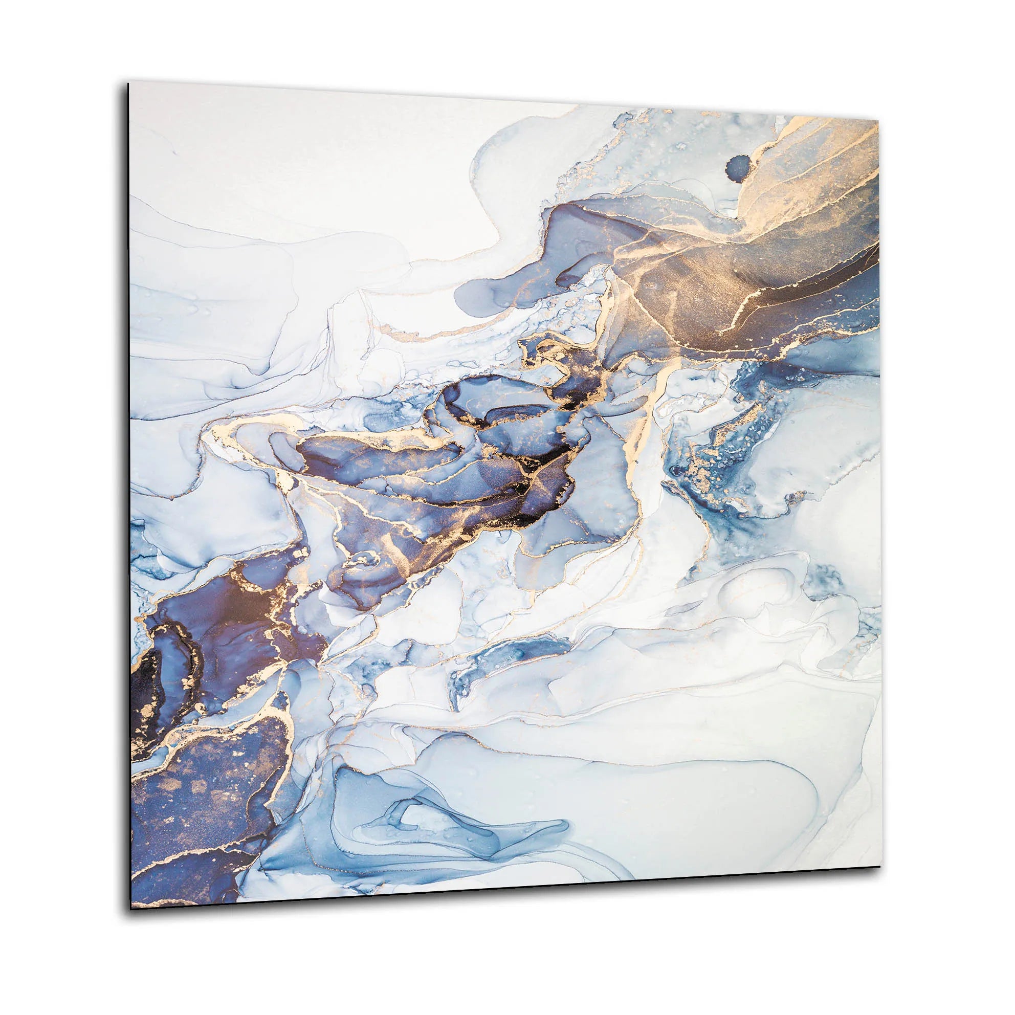 Soft Blue Deluxe Glass Splashback