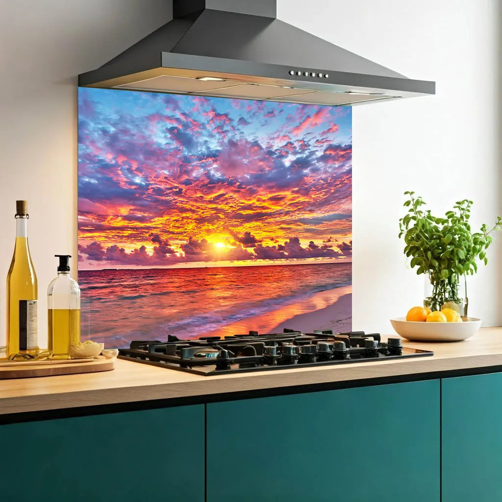 Spectacular Sunset Glass Splashback