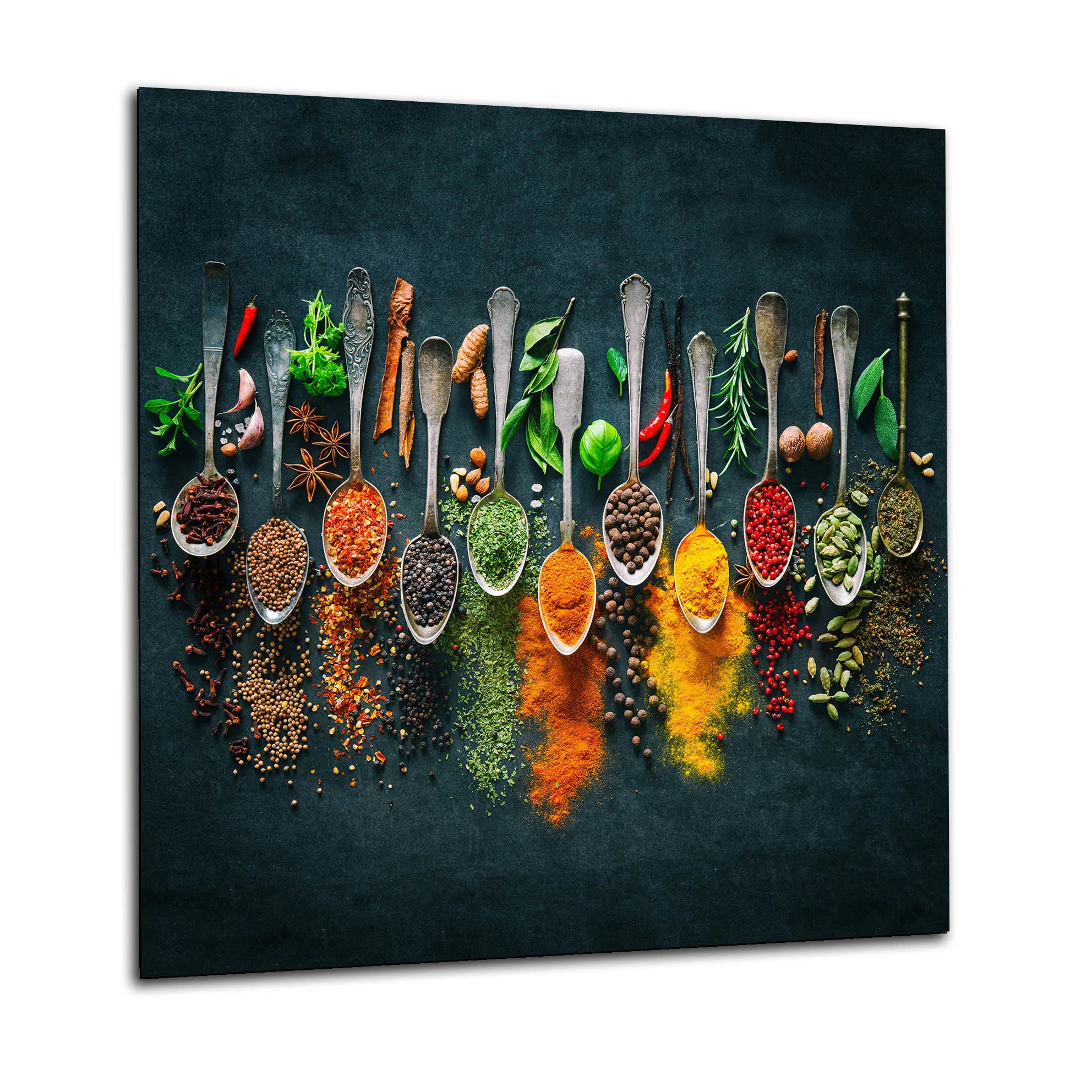 Spicy Tablespoons Glass Splashback