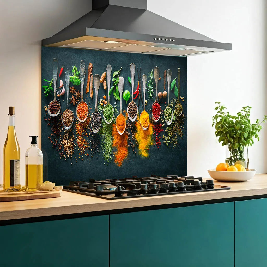 Spicy Tablespoons Glass Splashback