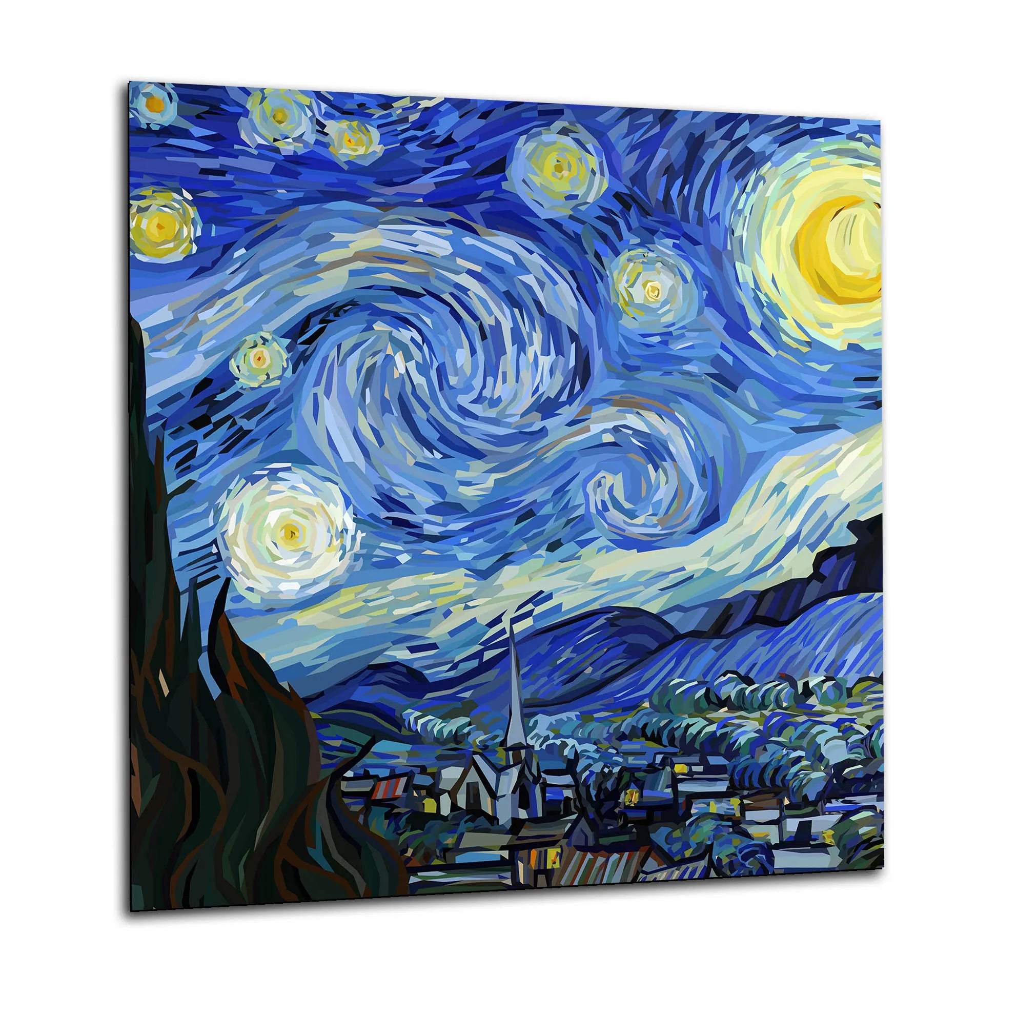 Starry Night Glass Splashback