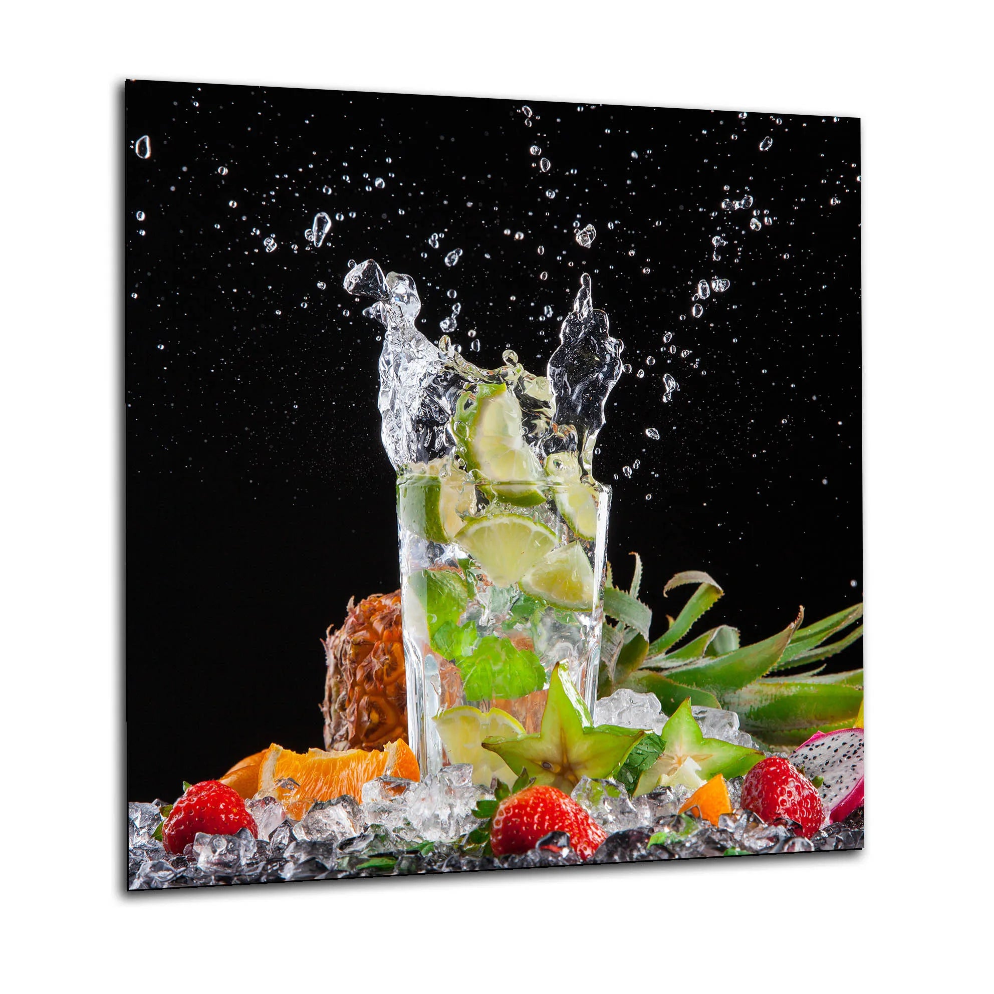 Tropical Gin Glass Splashback