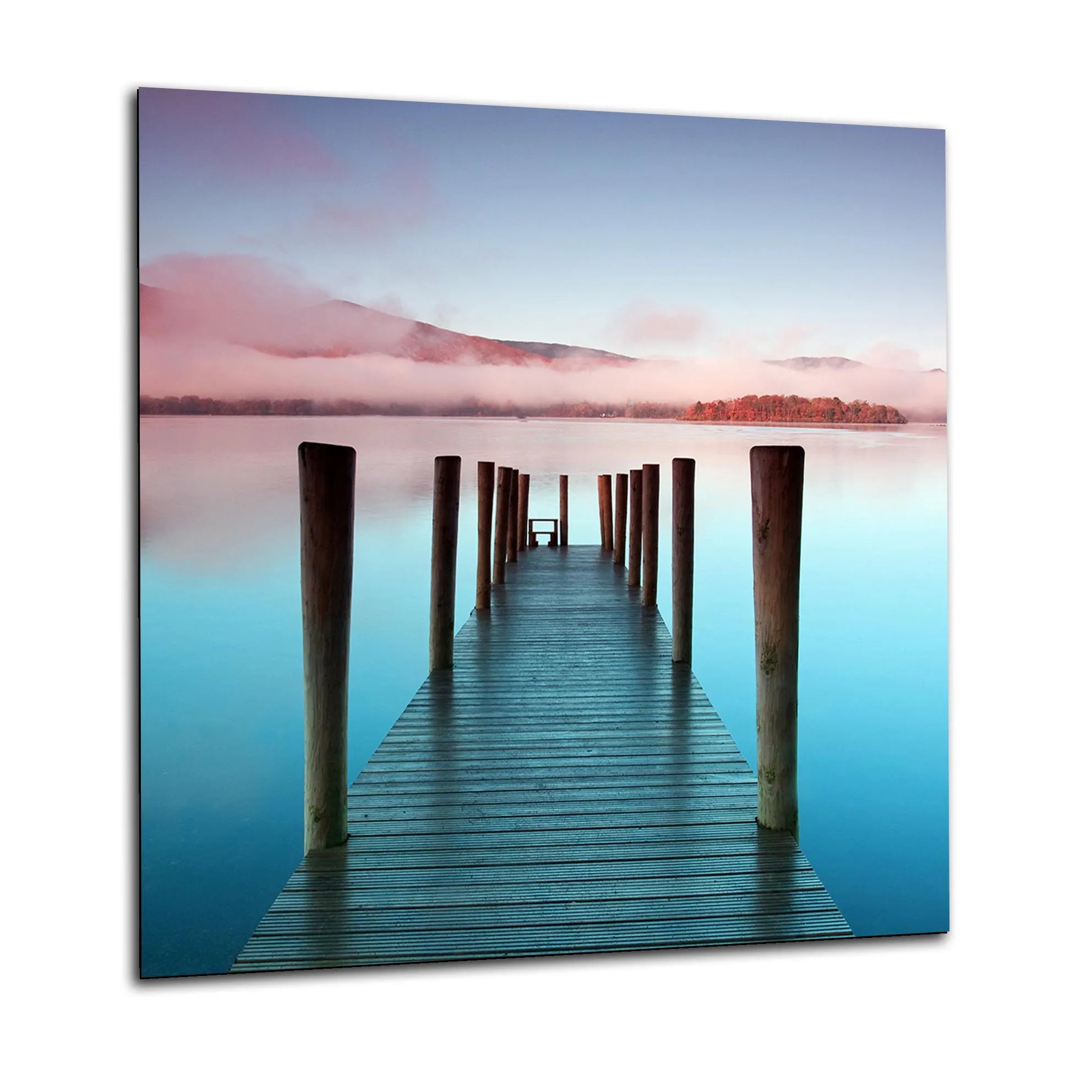 Blue Pier Glass Splashback