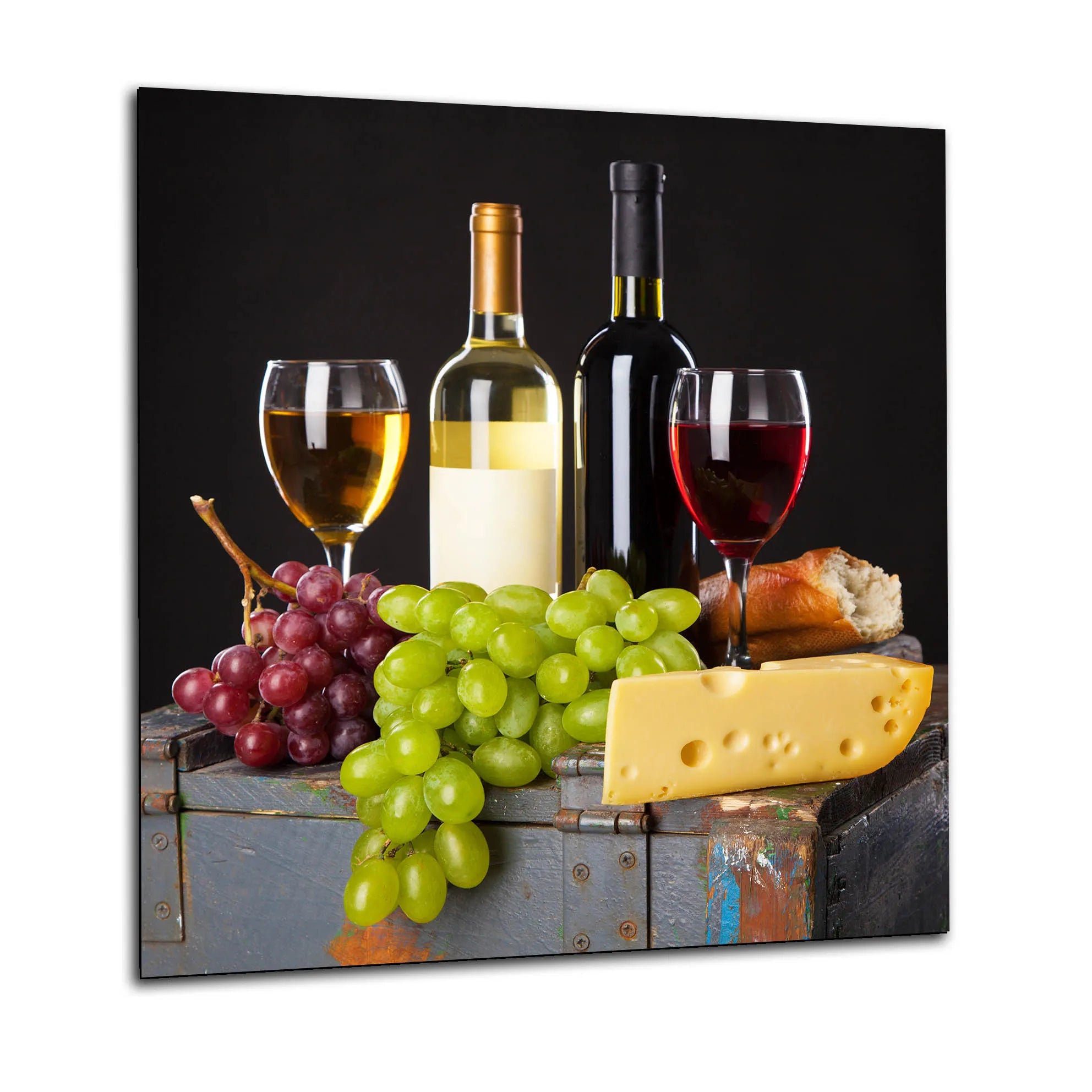 Wine Chest Glass Splashback