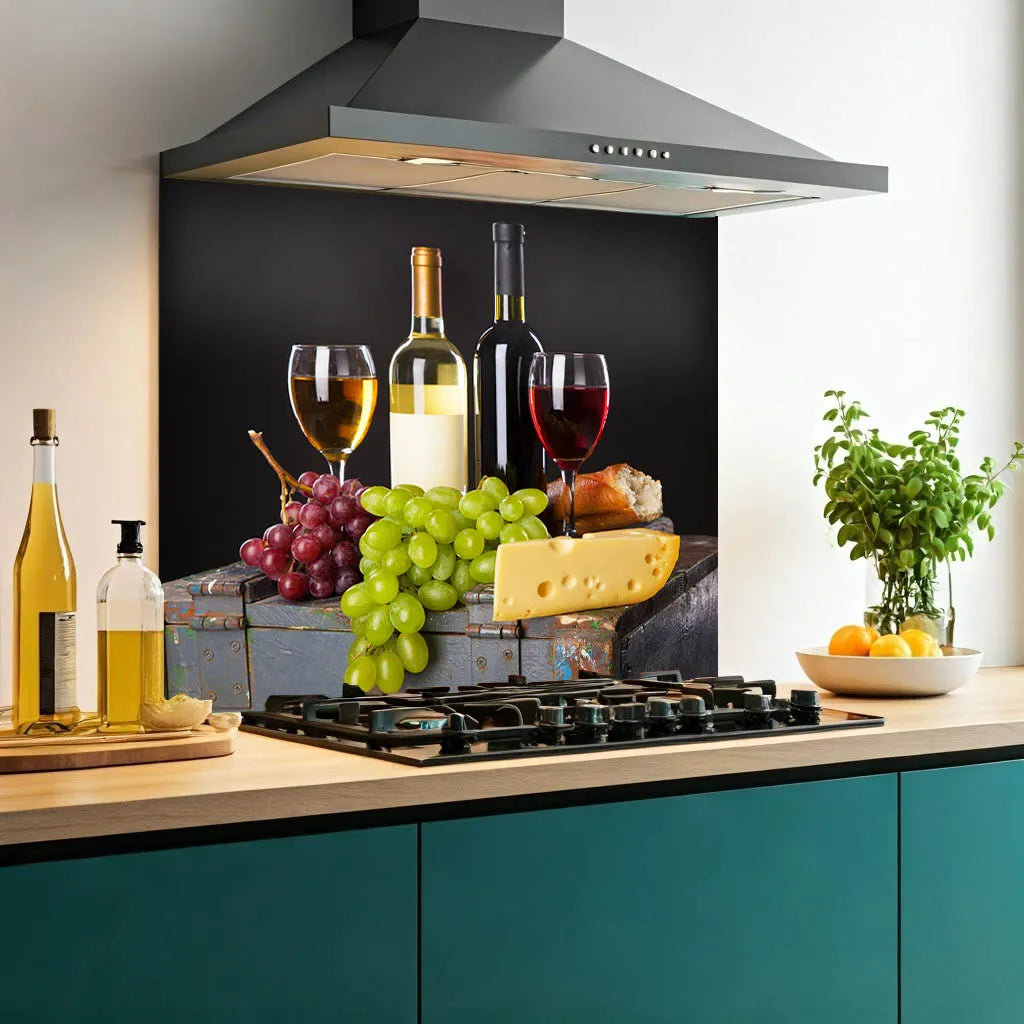 Wine Chest Glass Splashback