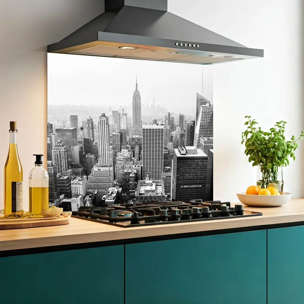 New York Glass Splashback