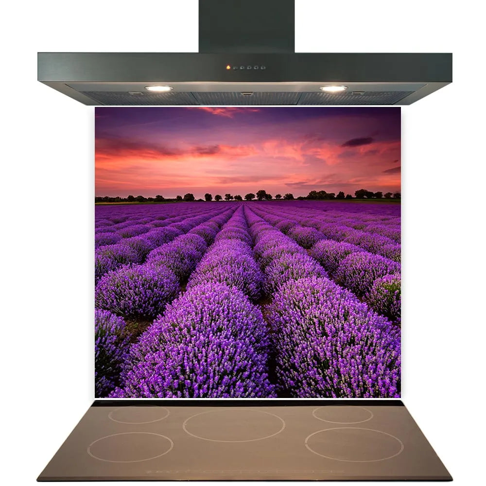 Lavender Glass Splashback