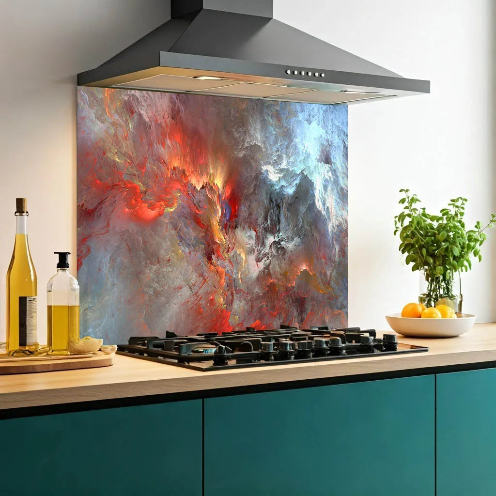 Eruption Glass Splashback