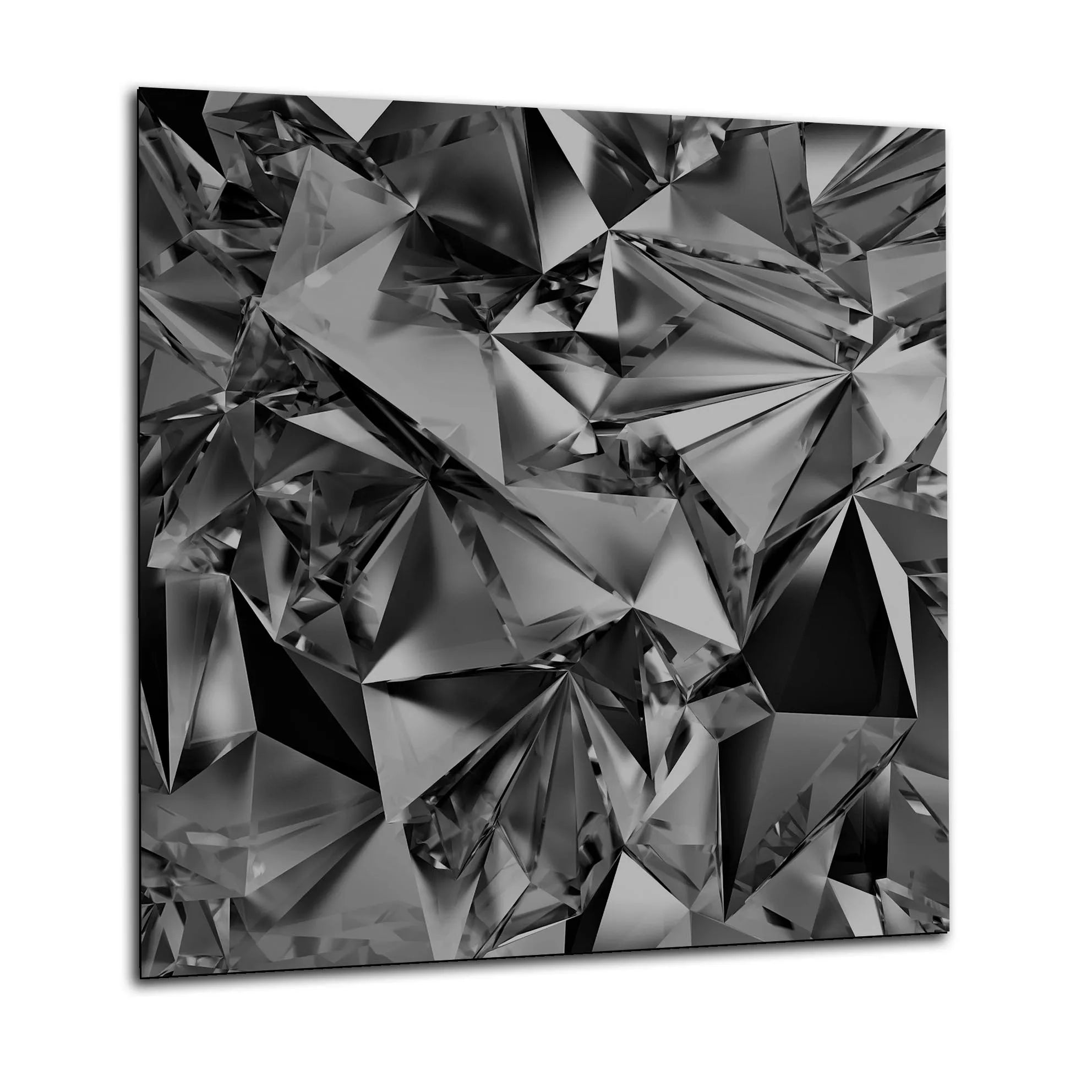 Black Crystal Glass Splashback