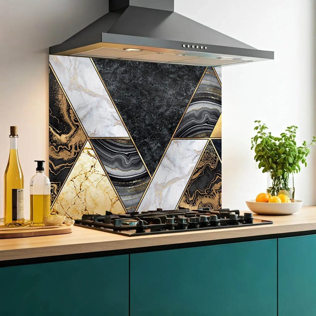 Geo Deluxe Glass Splashback