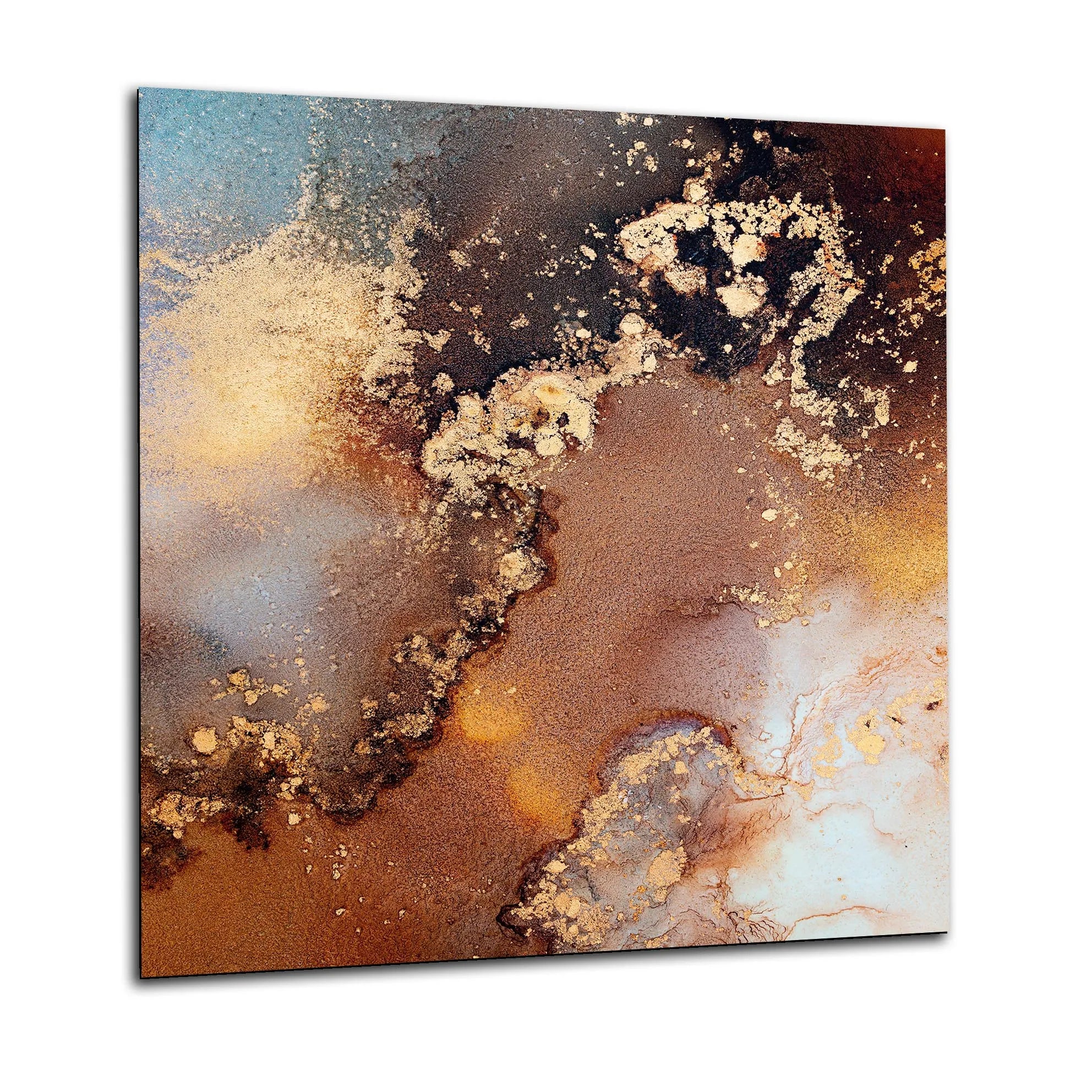 Copper Rust Glass Splashback