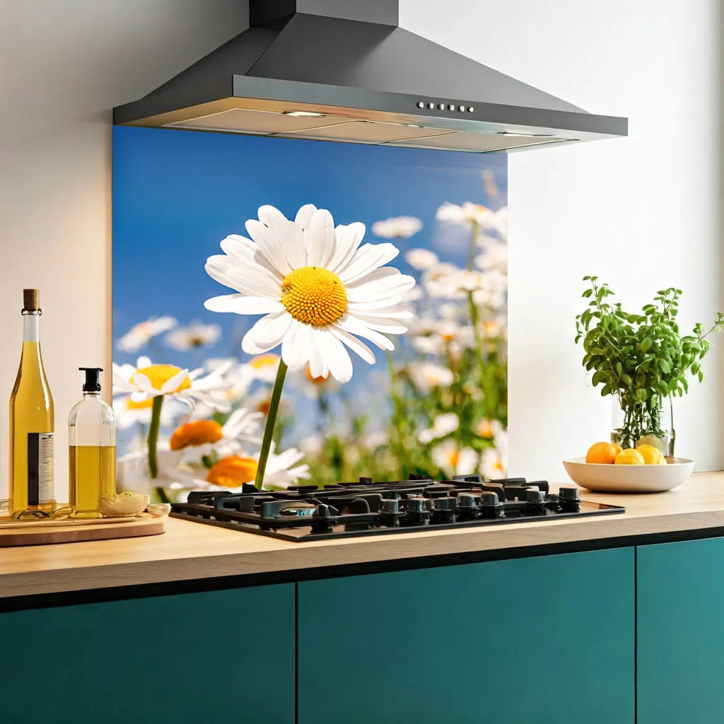Daytime Daisies Glass Splashback