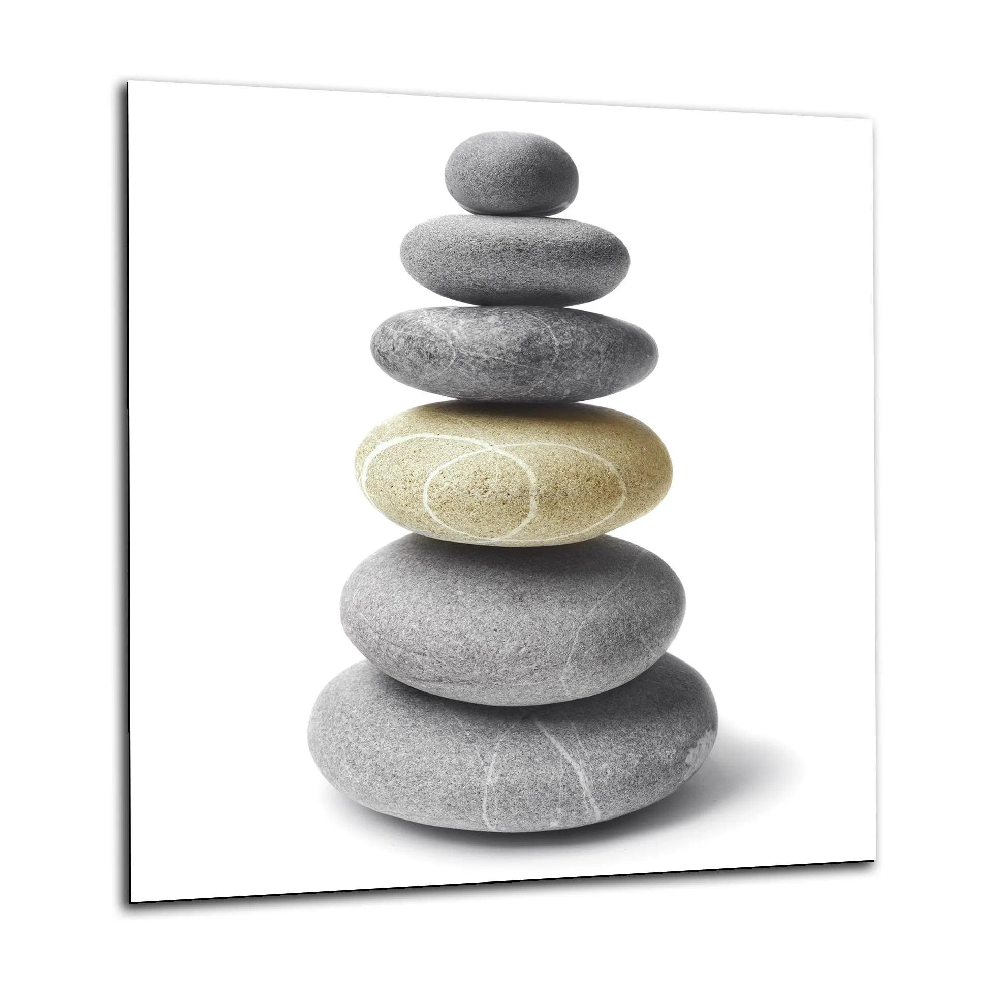 Stacked Stones Glass Splashback