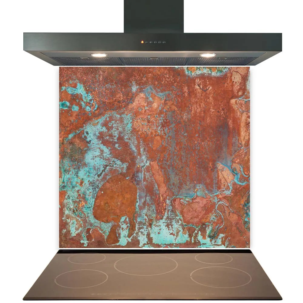 Rust Kitchen Splashback Rust Oxide Glass Splashback | Printed Image Glass Splashbacks