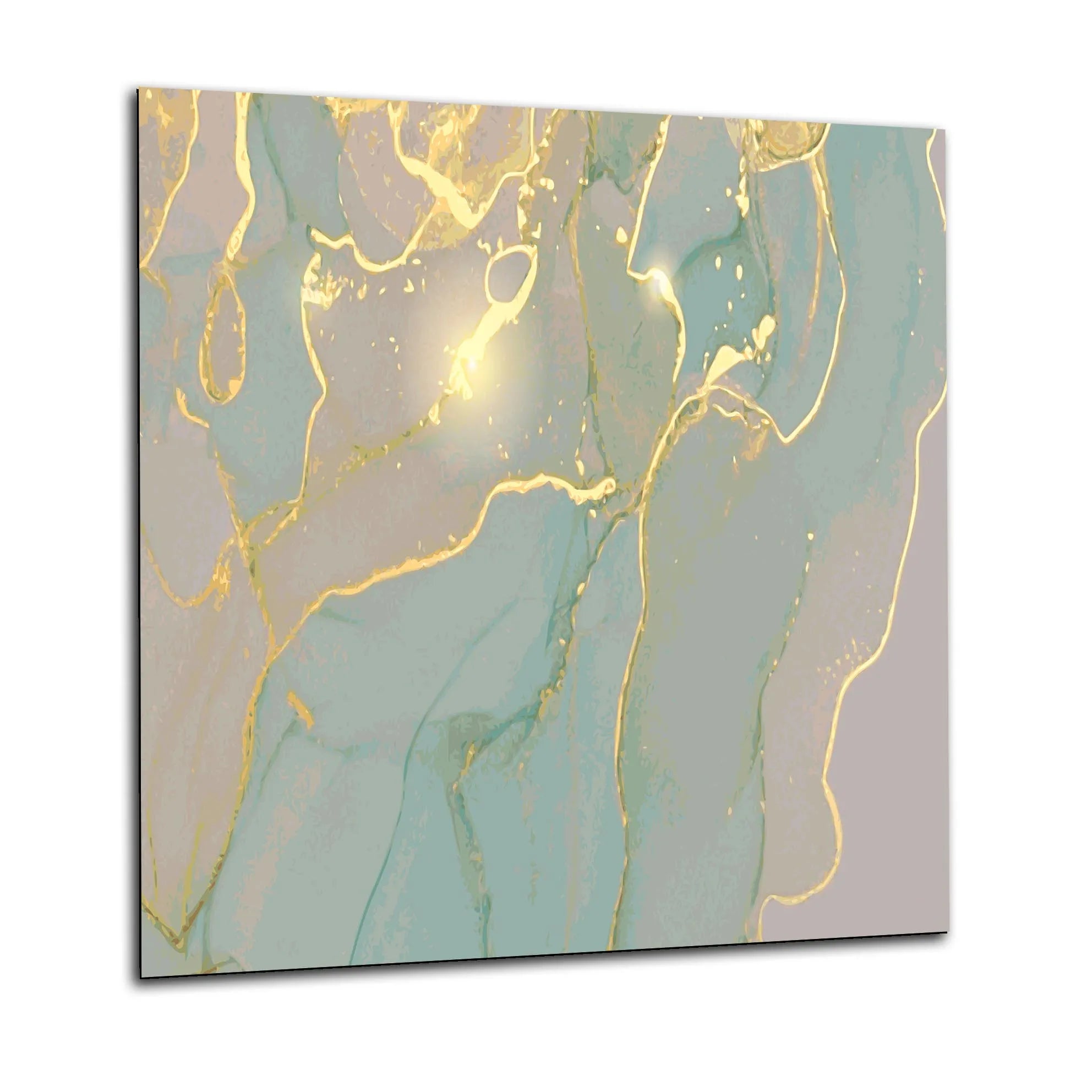 Gold Aura Glass Splashback