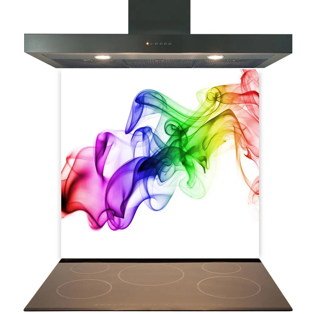 Coloured Mist Glass Splashback