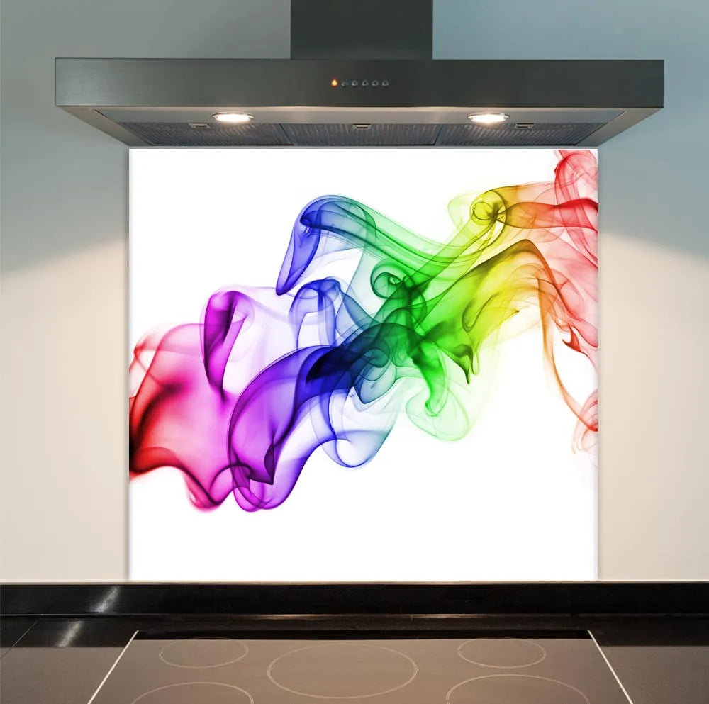 Coloured Mist Glass Splashback