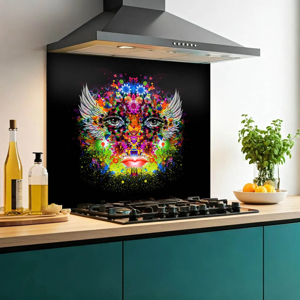 Mystic Eyes Glass Splashback