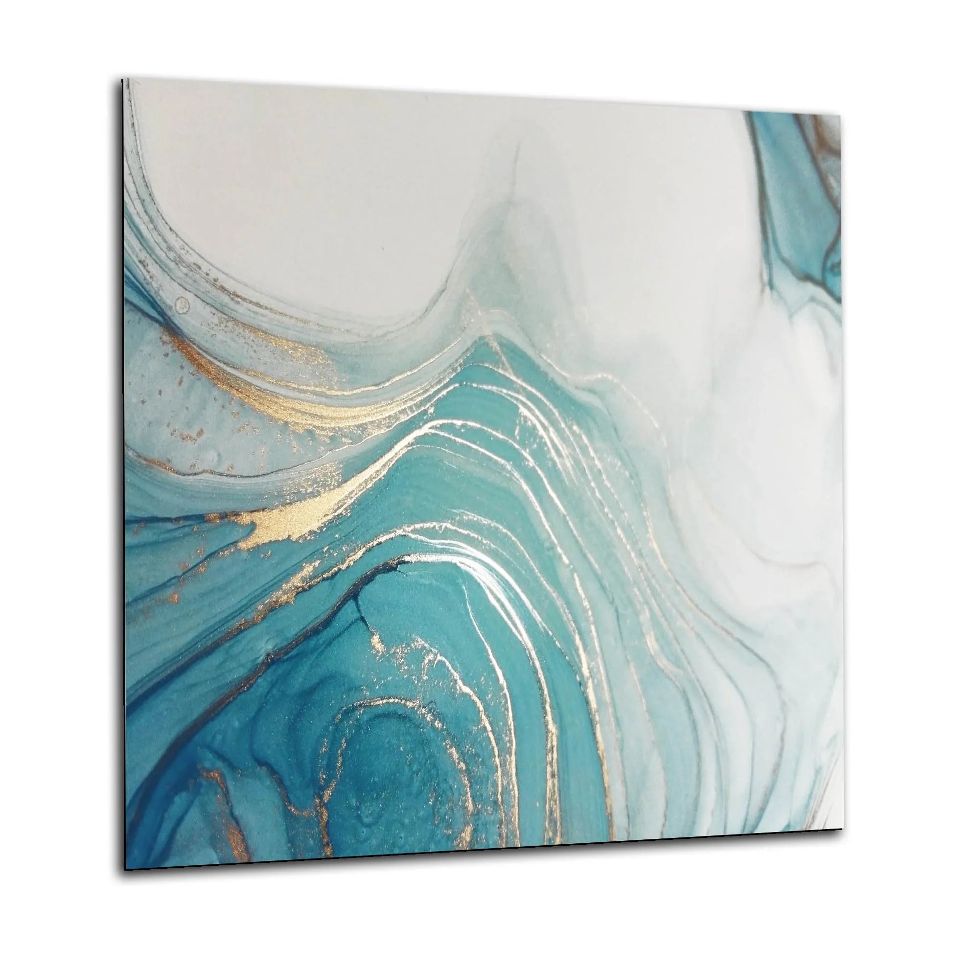 Blue Aqua Deluxe Glass Splashback