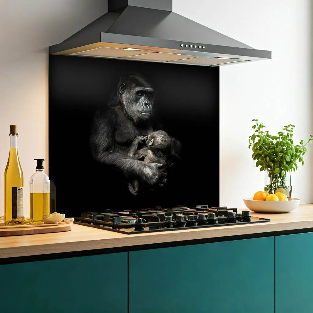 Baby Gorilla Kitchen Splashback