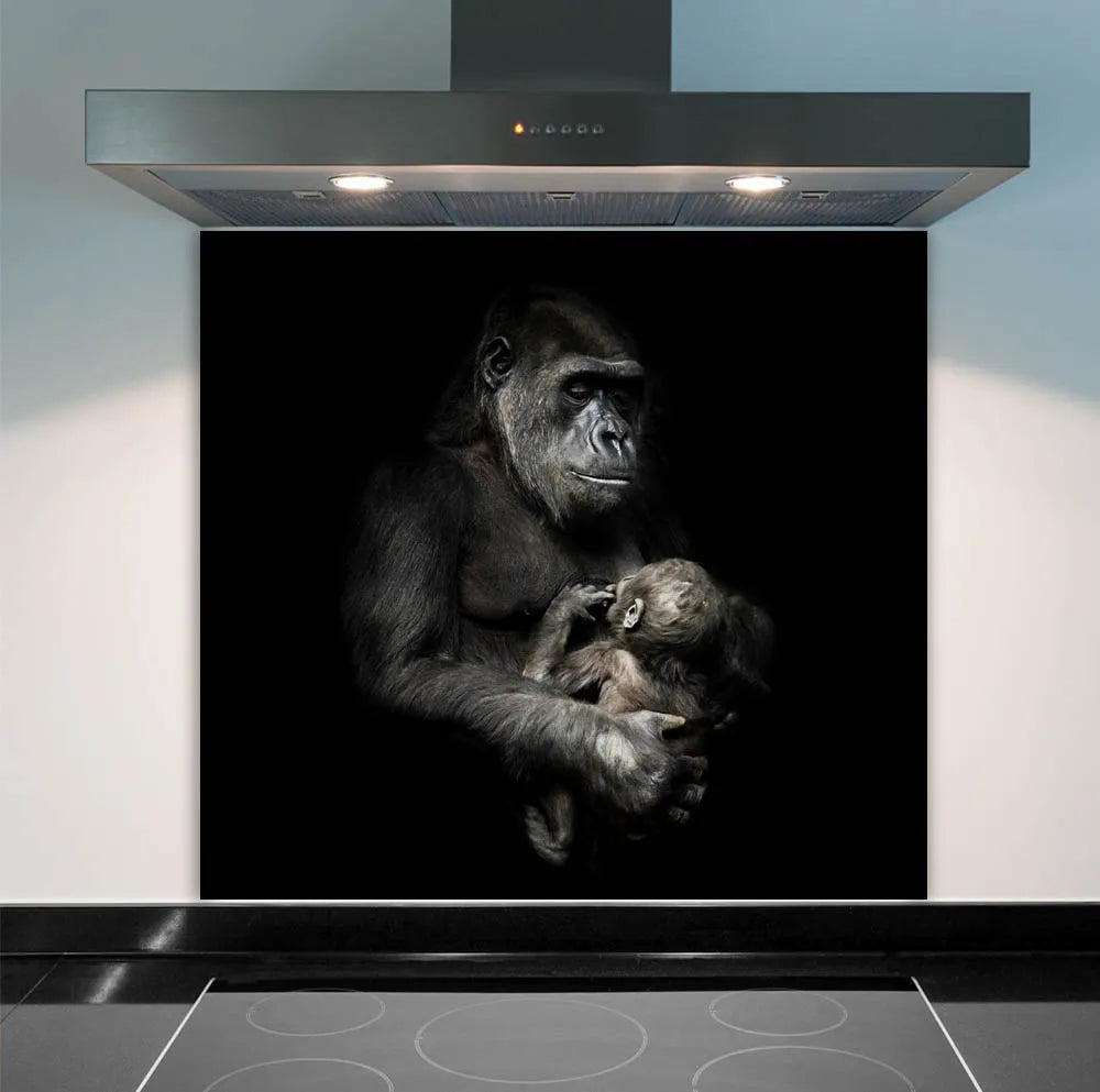 Baby Gorilla Kitchen Splashback