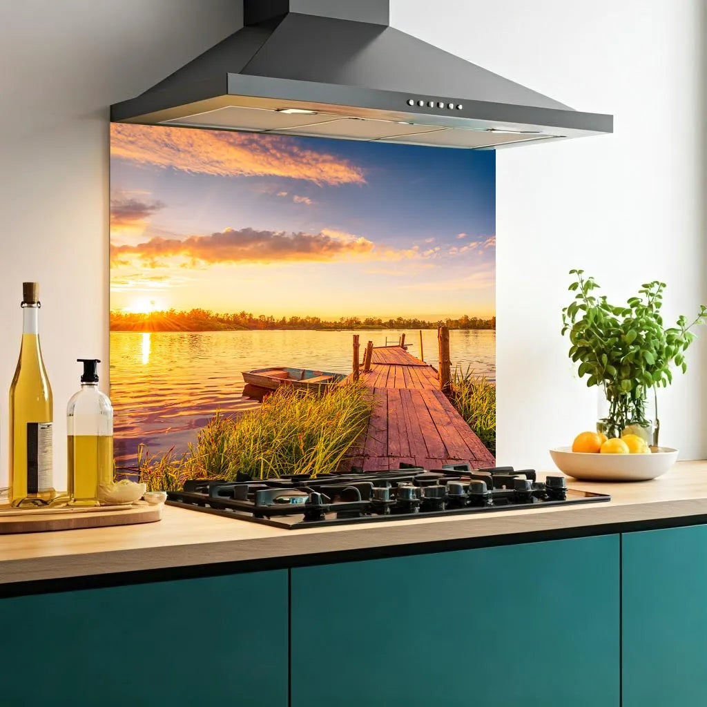 Sunset Jetty Kitchen Splashback