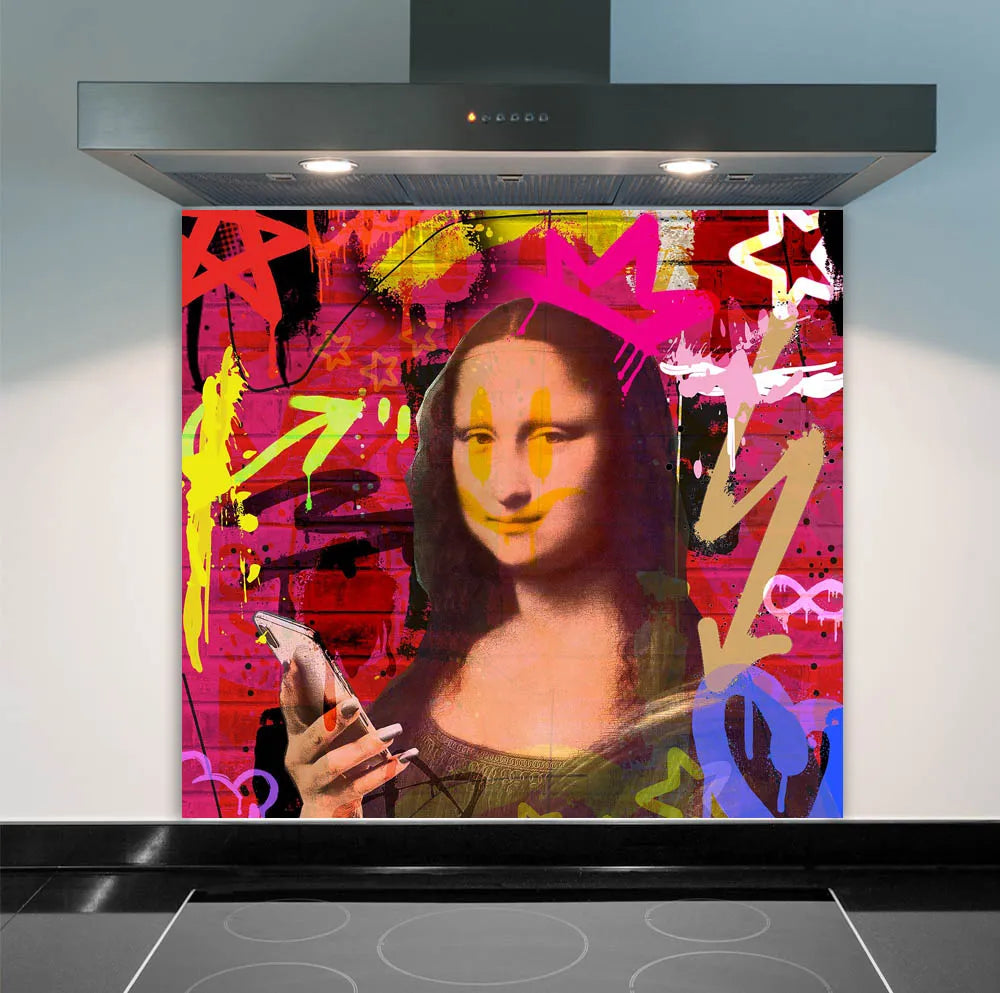 Mona Lisa Glass Splashback