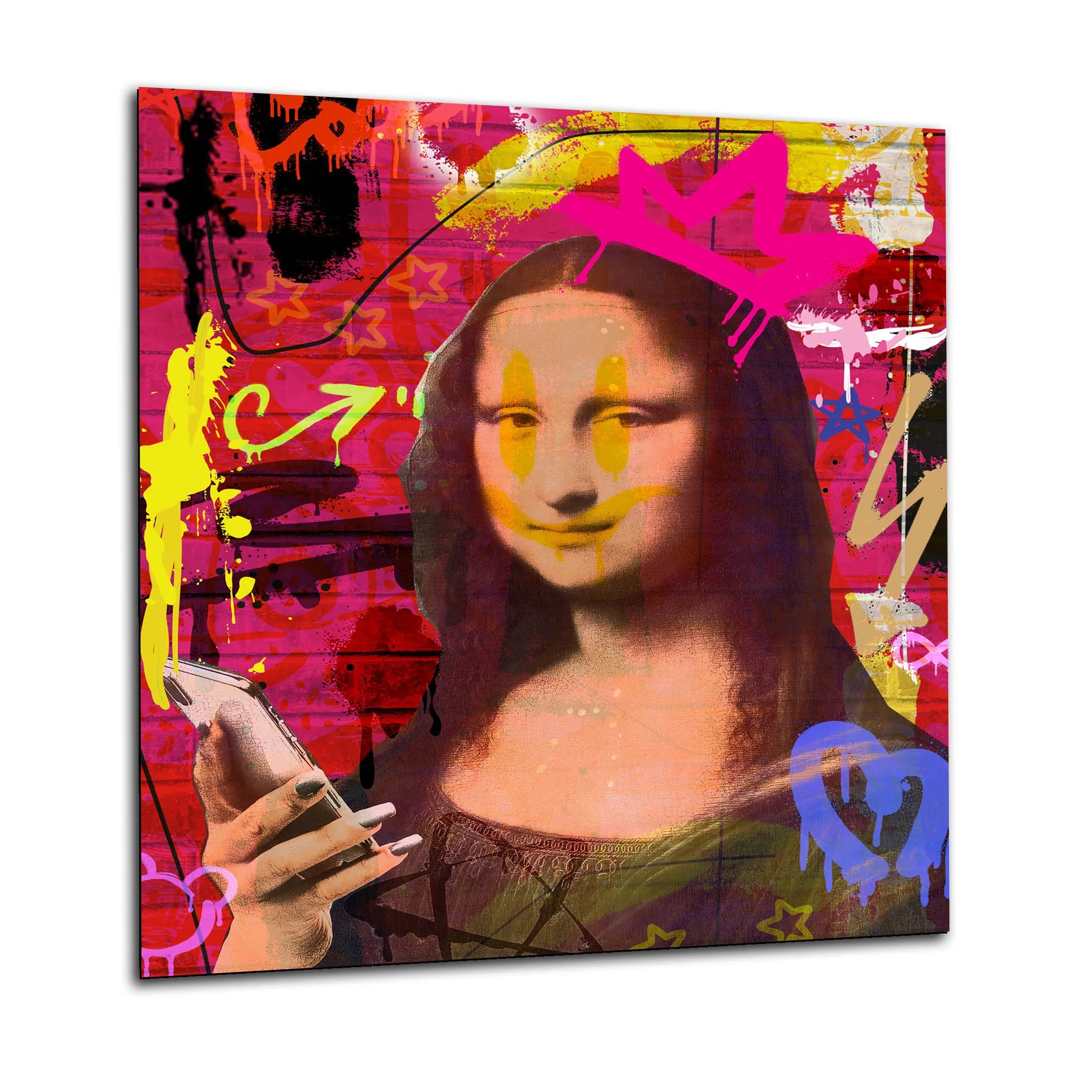 Mona Lisa Glass Splashback