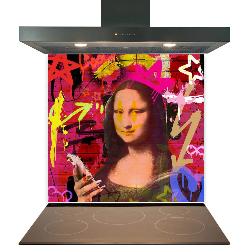 Mona Lisa Glass Splashback