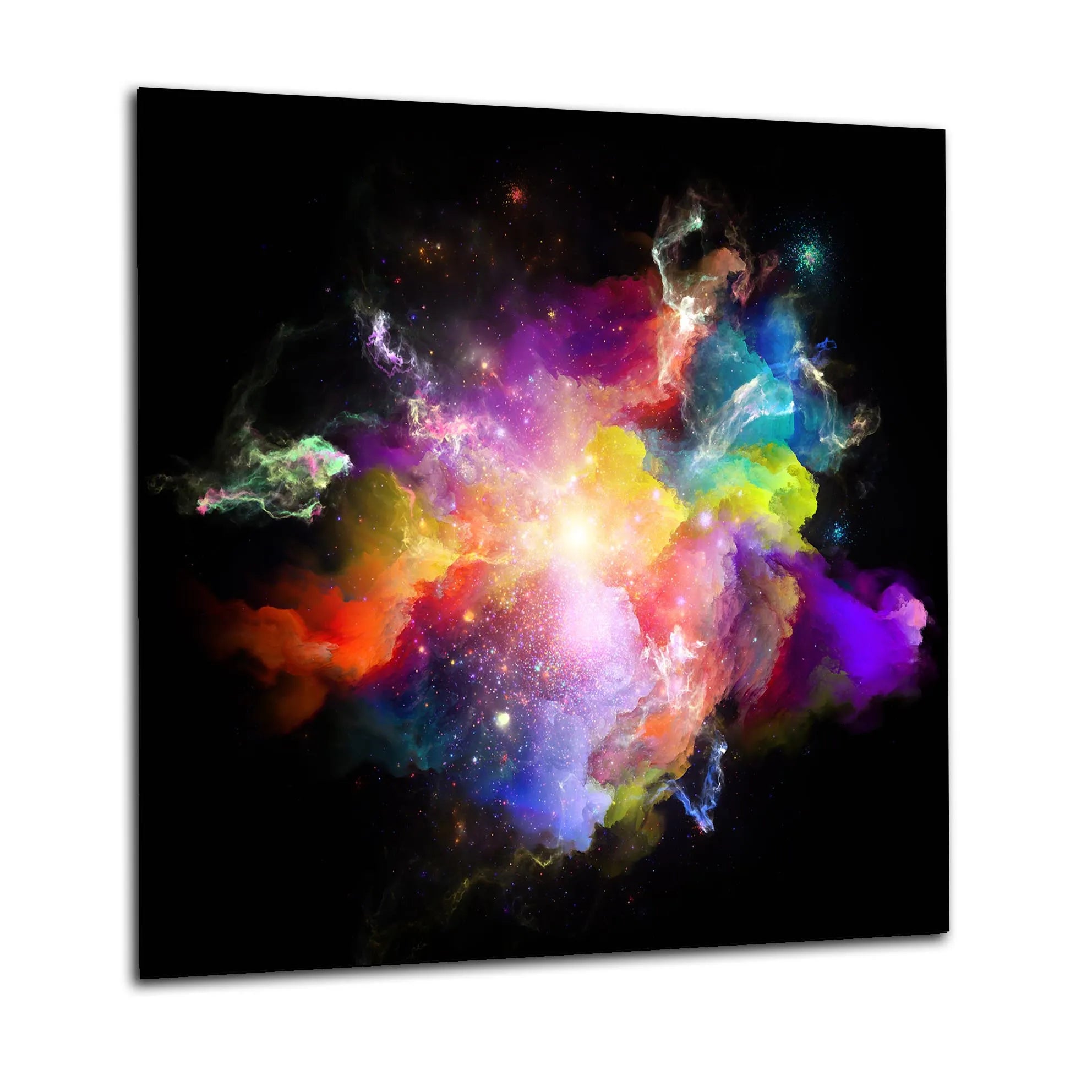 Powder Burst Glass Splashback