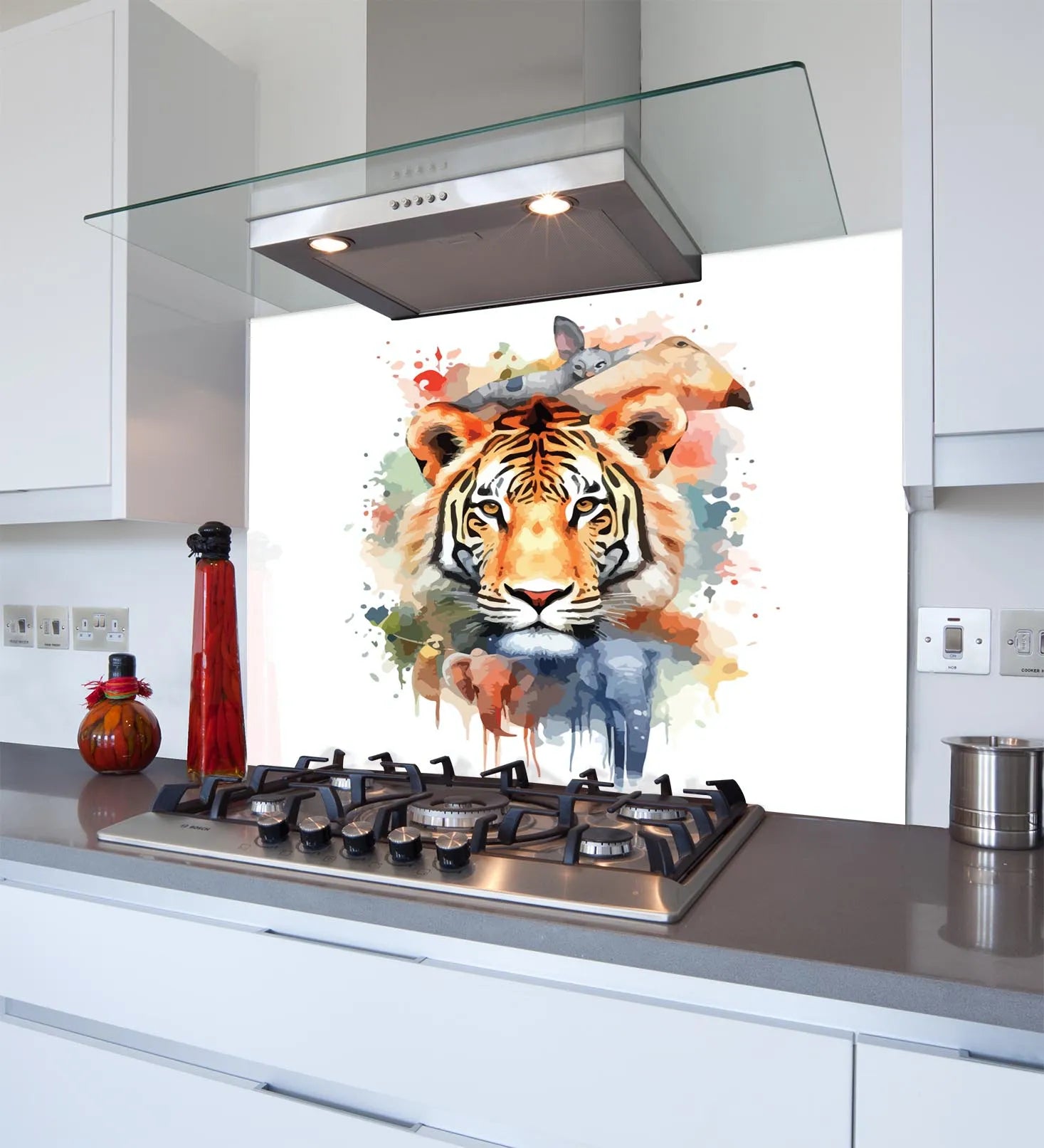 Safari Tiger Kitchen Splashback