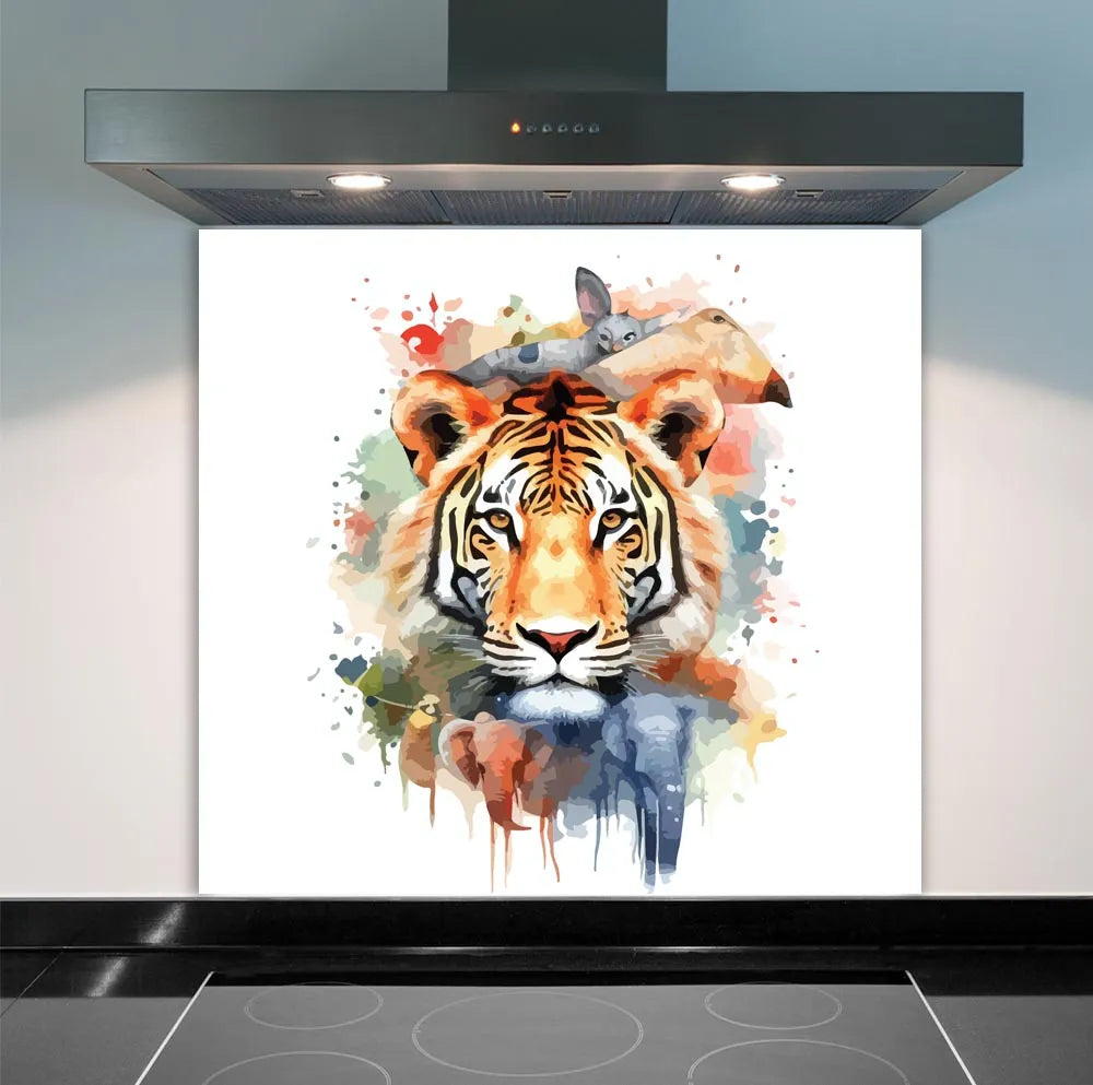 Safari Tiger Kitchen Splashback