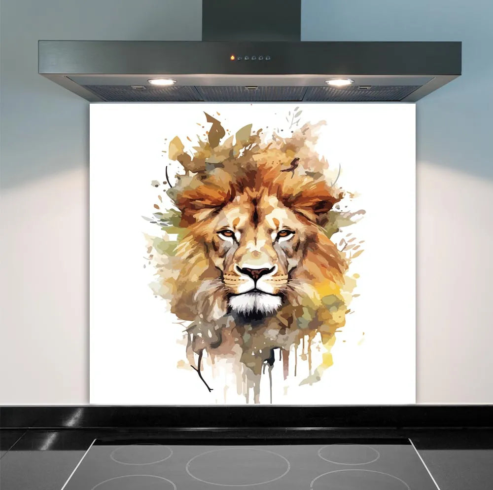 Safari Lion Kitchen Splashback