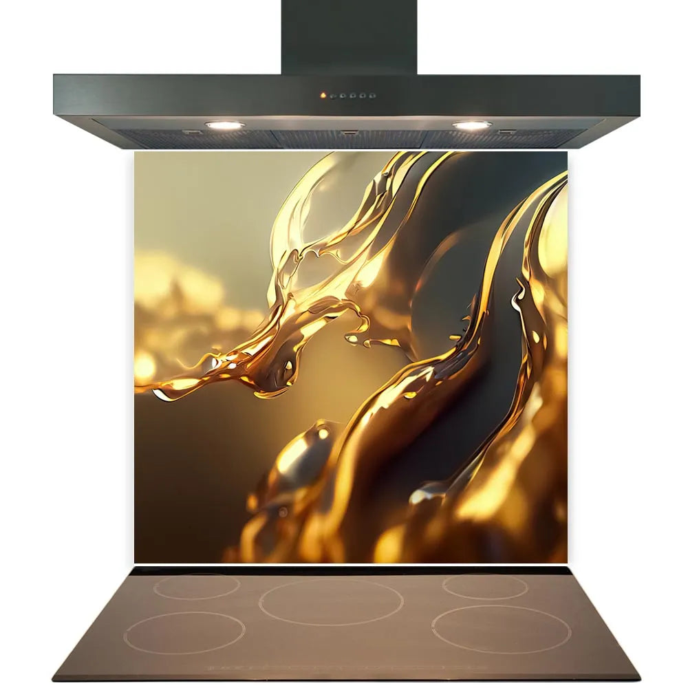 Fluidity Glass Splashback