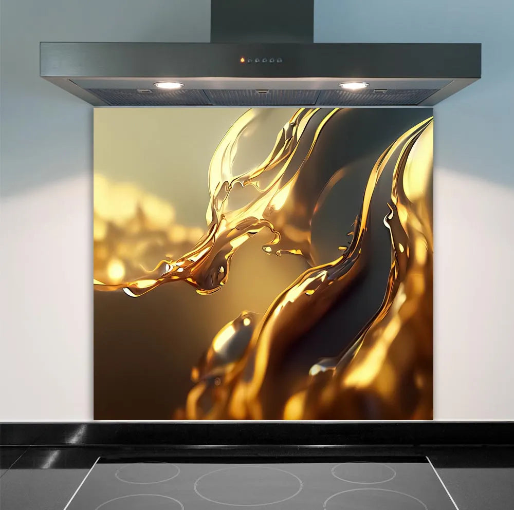 Fluidity Glass Splashback